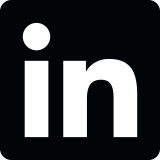icon linkedin black
